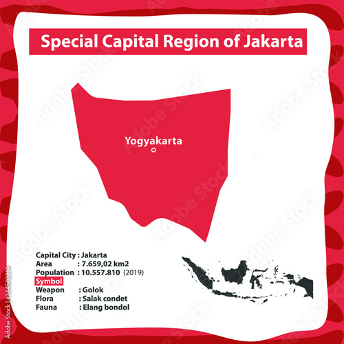 Jakarta Province Map of Indonesia Country