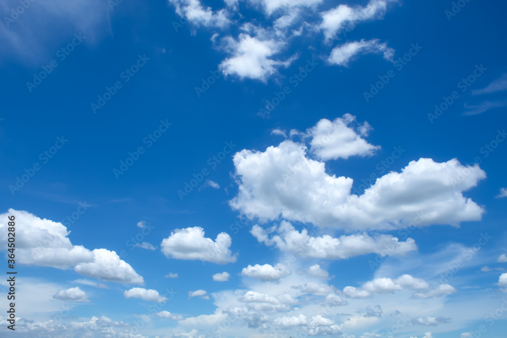 The sky and clouds forming a rainstorm during the day