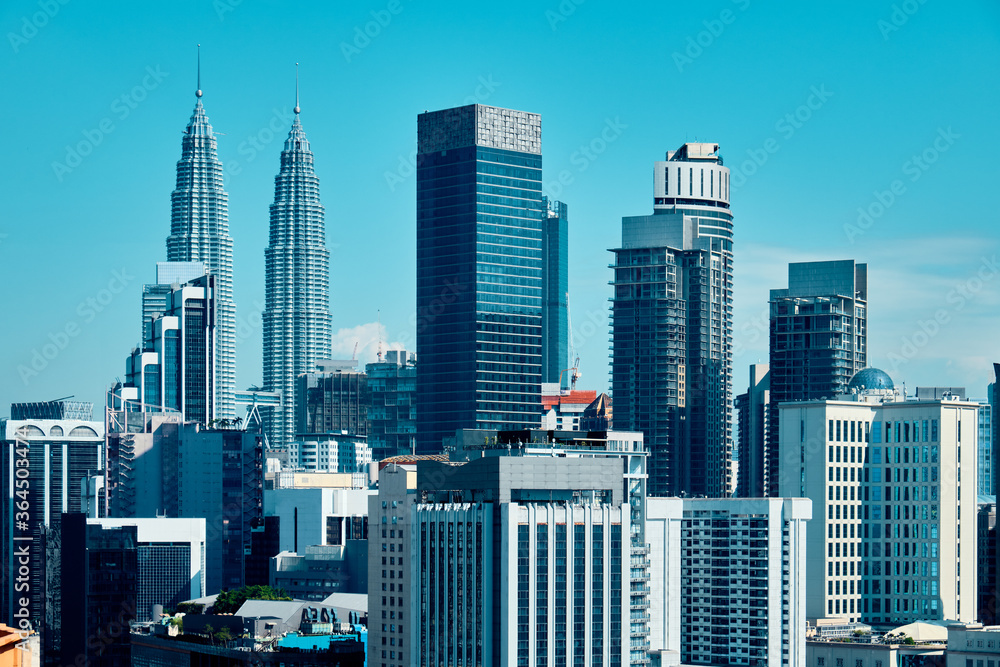Fototapeta premium Skyscrapers in Kuala Lumpur