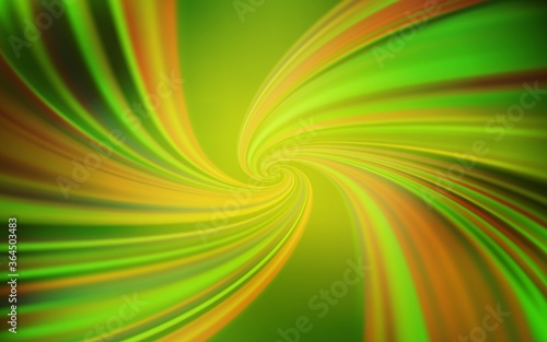 Light Green, Yellow vector pattern with bent lines. A sample with colorful lines, shapes. New composition for your brand book. © smaria2015