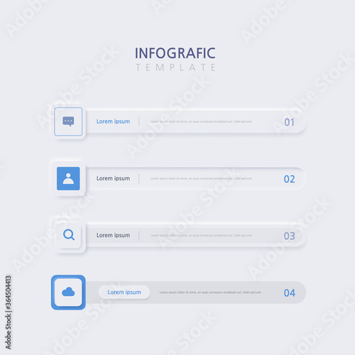 Presentation business infographics template. Vector illustration.