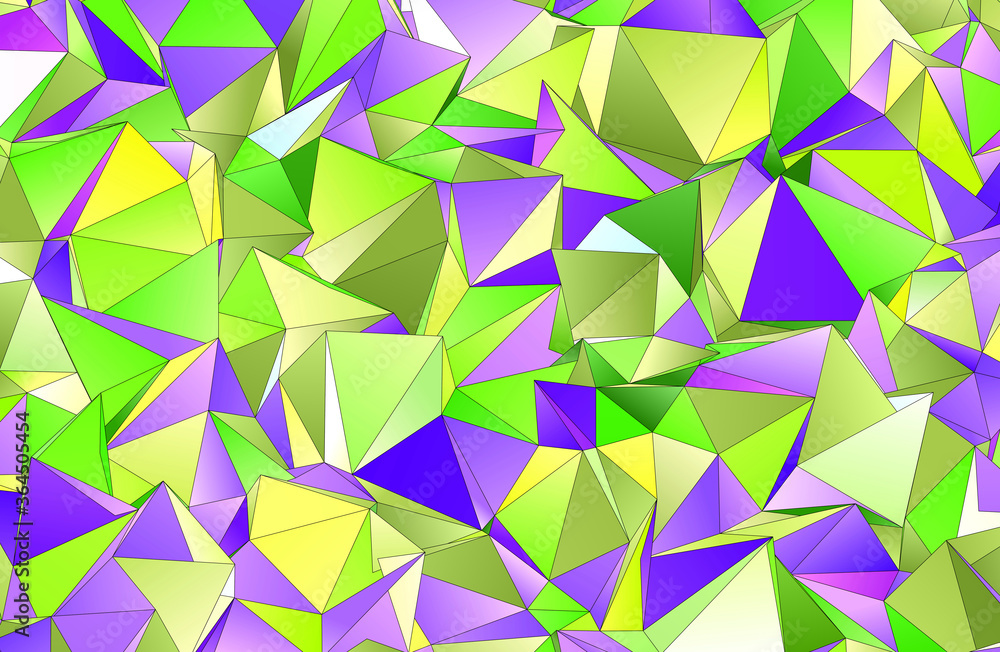 Obraz premium Abstract Low-Poly background. triangulated texture. Design 3d. Polygonal geometrical pattern. Triangular modern style