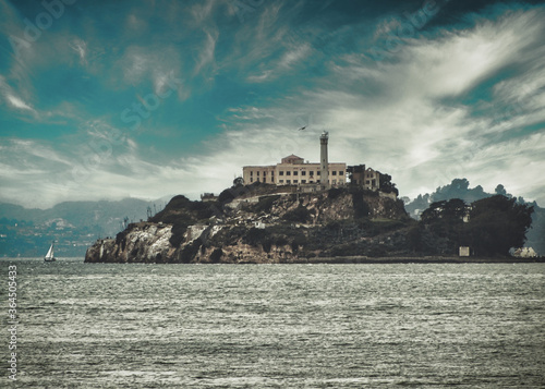 Alcatraz Prison. An Island Prison In San Francisco Bay. USA