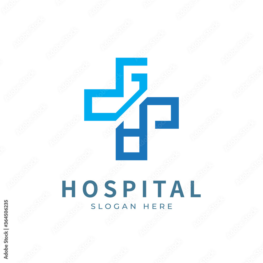 Health logo with initial letter J A, A J, J A logo designs concept. Medical health-care logo designs template. Health logo with initial letter J A, A J, J A logo designs concept. Medical health-care logo designs template.