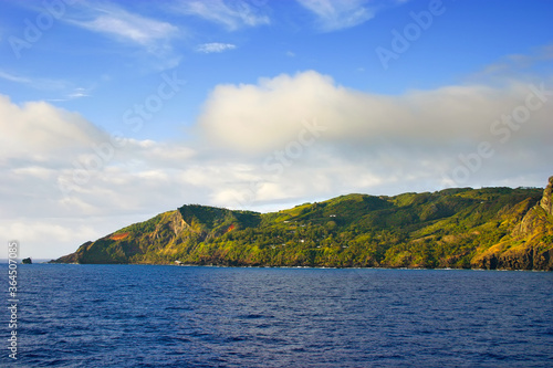 Fotografia Aadmstown on Pitcairn Island in the South Pacific