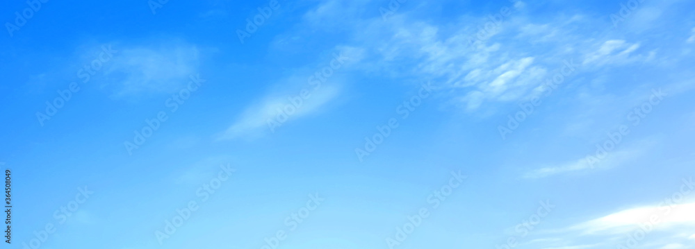 blue sky with beautiful natural white clouds