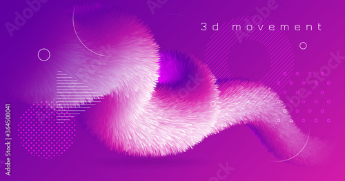 Pink Wave Background. Neon ...