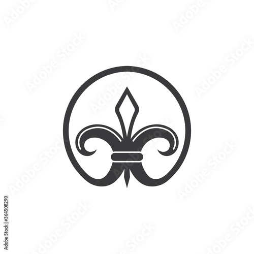 fleur de lis icon vector illustration design