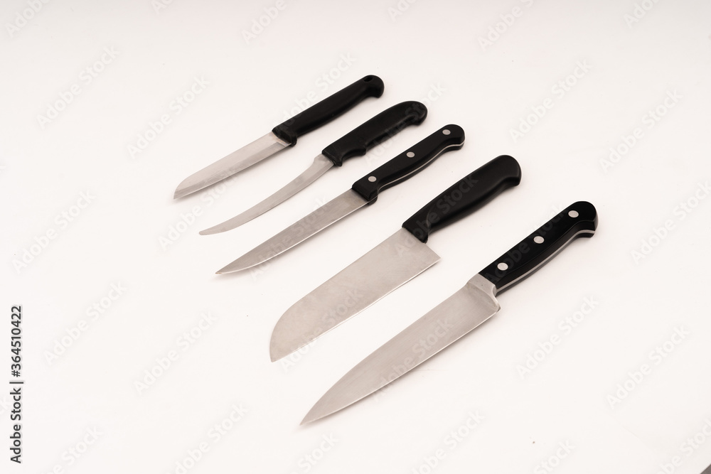 Kitchen knife on white background. Kitchen knife on white background.