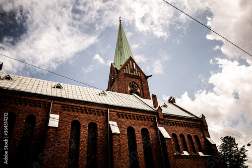 Church in the center of Riga, Latvia