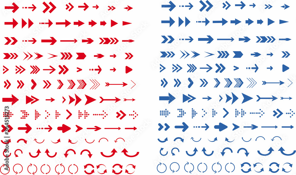 Flêches Pack - Rouge et Bleu