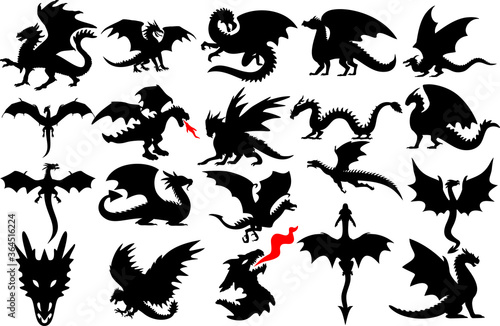 Dragon Silhouette 