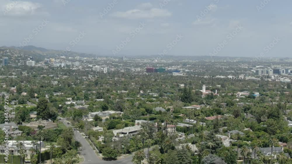 Los Angeles Hollywood to Beverly Hills Rotate L California USA Los Angeles Hollywood to Beverly Hills Rotate L California USA