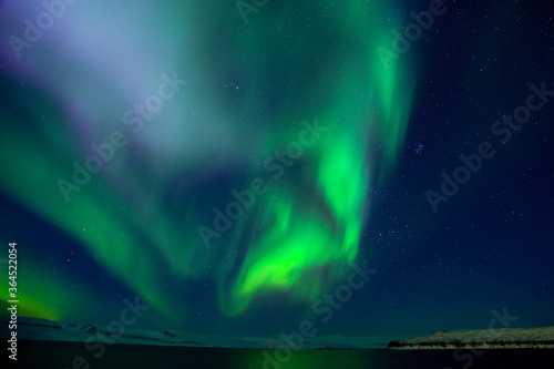 Wallpaper Mural Amazing Northern Lights in Iceland Torontodigital.ca