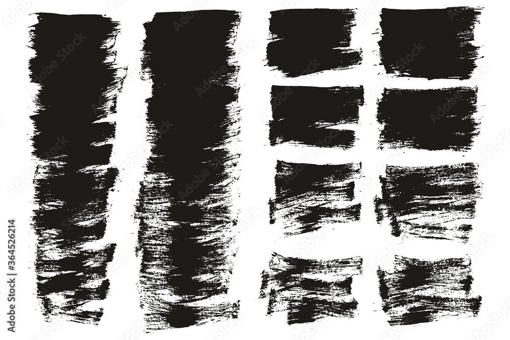 Flat Paint Brush Thin Short Mix Background High Detail Abstract Vector Background Mix Set Flat Paint Brush Thin Short Mix Background High Detail Abstract Vector Background Mix Set