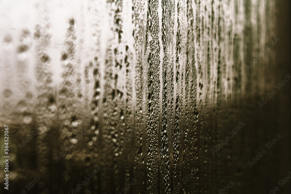 water drops on window