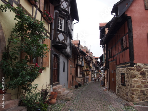 Fototapeta Naklejka Na Ścianę i Meble -  One of the most beautiful villages in France, Eguisheim is a beautiful and lovely cityscape, and you have come to the world of fairy tales.