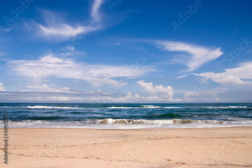 The beach and ocean at Outer Banks, North Carolina. © Glenys