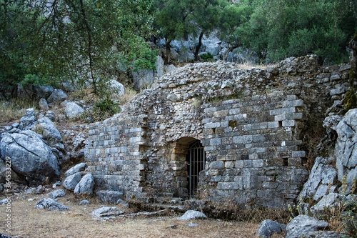 Ancient ruins of the Roman Columbarium of Ocuri in Cádiz photo