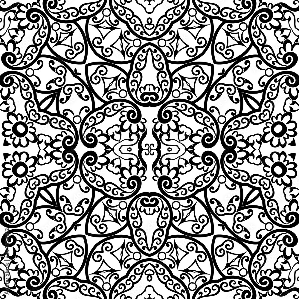 Vector ethnic hand drawn ornamental background. Vector ethnic hand drawn ornamental background.