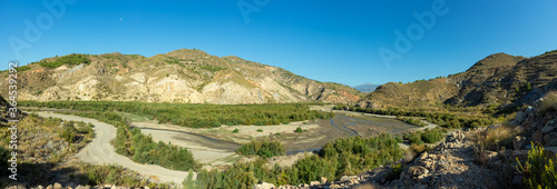 Darrical river with water flow. photo