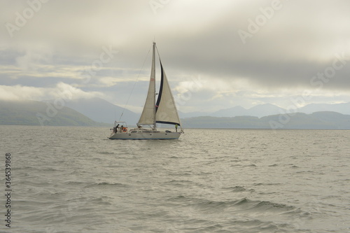sailboat on the sea