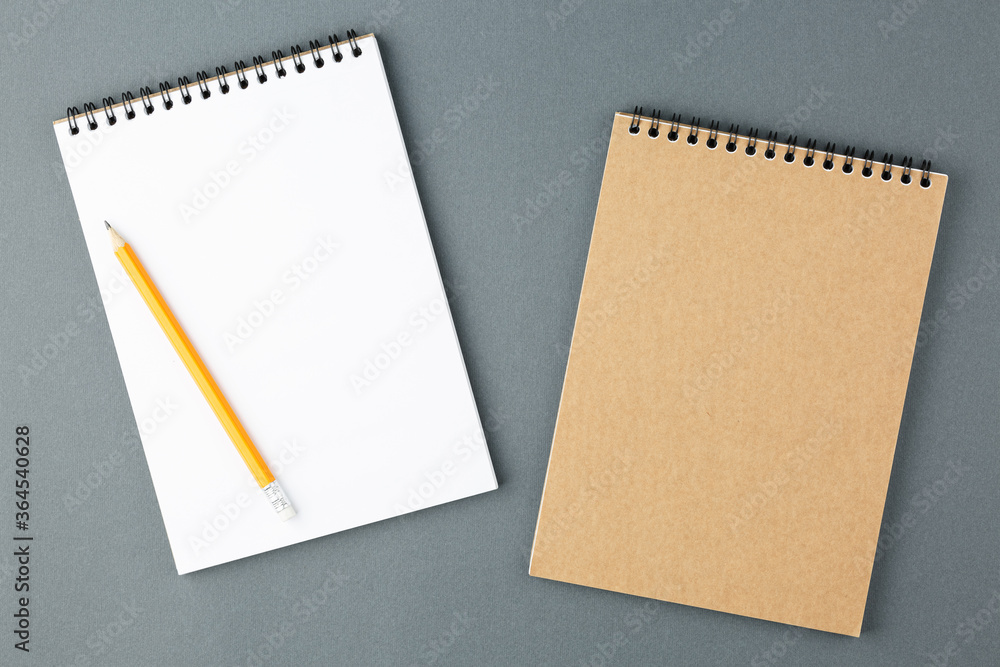 Craft spiral open notebook. Craft spiral open notebook.