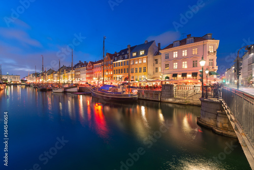 Copenhagen, Denmark on the Nyhavn Canal.