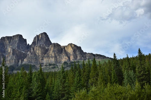 Canadian Rockies Mountain from national park