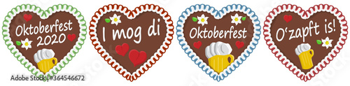 gingerbread heart Oktoberfest 2020 2021