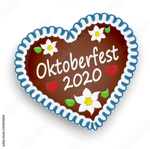 gingerbread heart Oktoberfest 2020