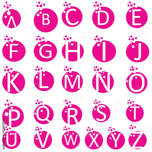 set of pink ward  icons