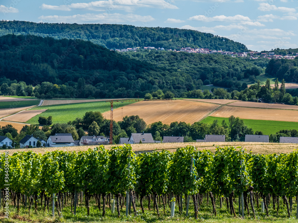 Fototapeta premium Neubaugebiet am Ortsrand