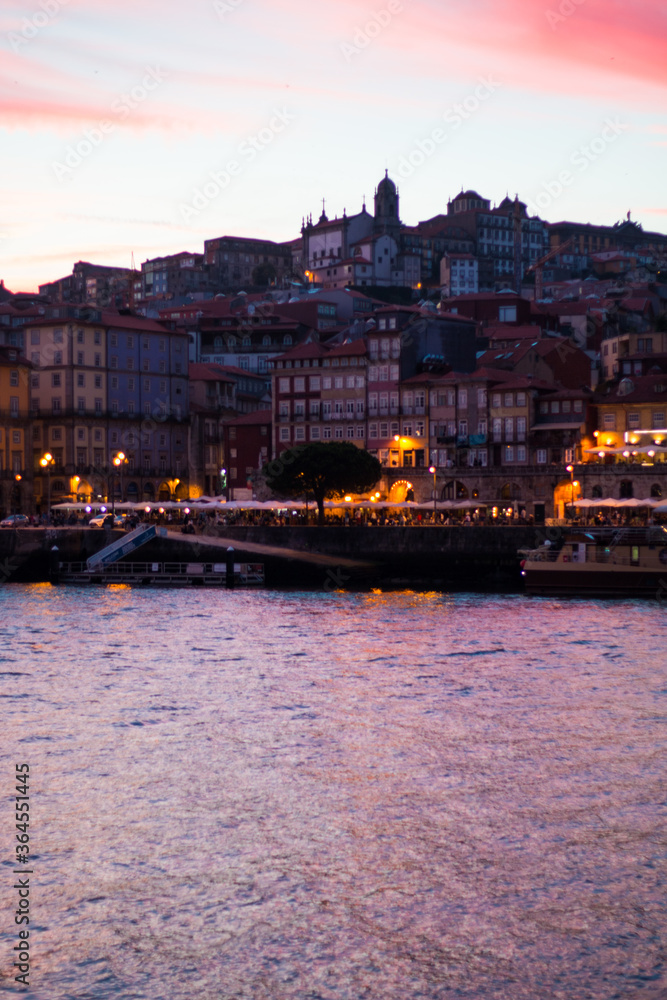 Fototapeta premium Porto&nbsp;or Oporto&nbsp; is the&nbsp;second-largest city&nbsp;in&nbsp;Portugal&nbsp;and one of the&nbsp;Iberian Peninsula's major urban areas. Porto is famous for &nbsp;Houses of Ribeira Square located in the historical center of Porto, P