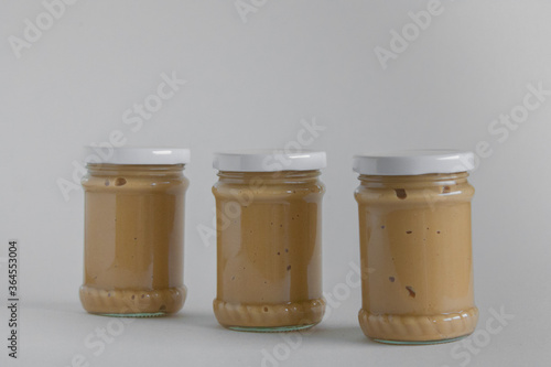 Jars of peanut butter
