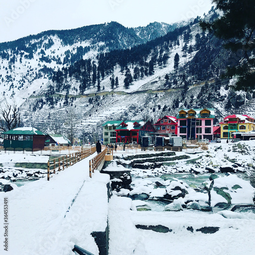 The beautiful nature scenery in Sonmarg Kashmir. :)