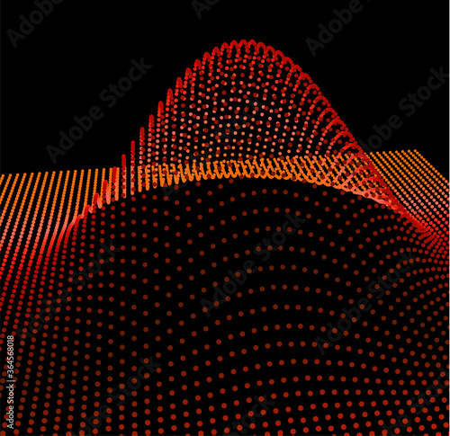 Black hole anomaly distorting space. Particle flux denoting smoothness of function. The synthesis of new energy.