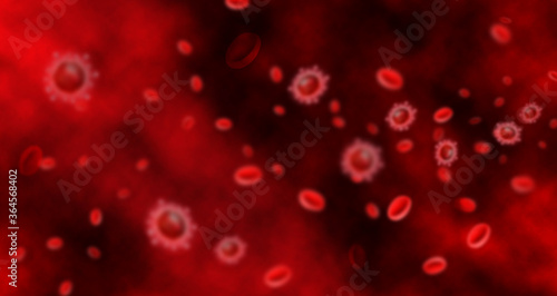 Coronavirus 2019-nCov novel coronavirus covid-19, dangerous asian flu, microscope virus close up.