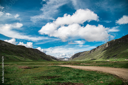 mountain landscape with blue sky © Tifany