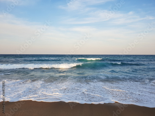 Waves on the beach