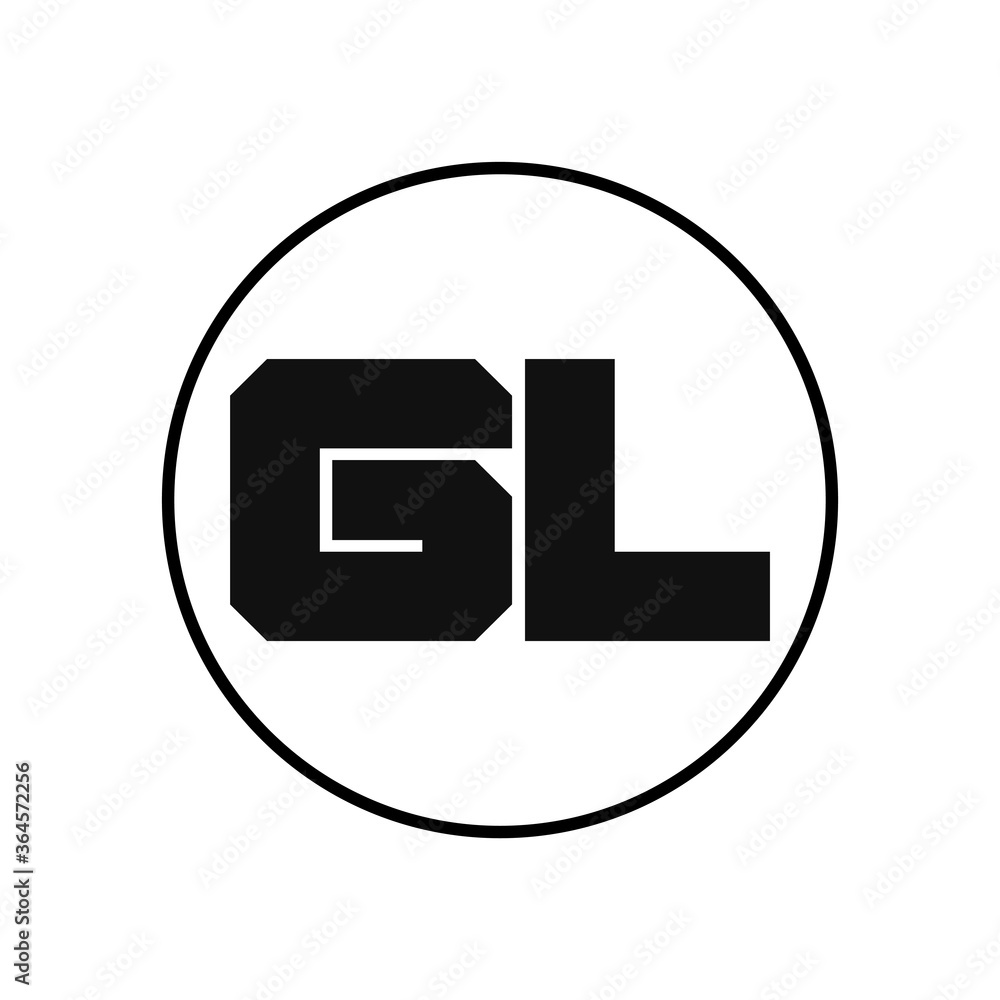 GL Letter Logo Design With Simple style GL Letter Logo Design With Simple style
