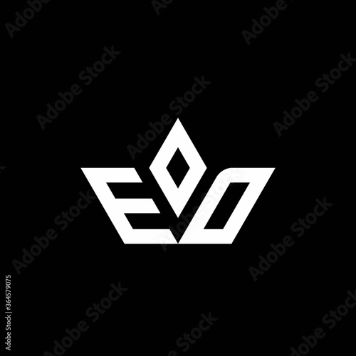 ED monogram logo with crown shape luxury style