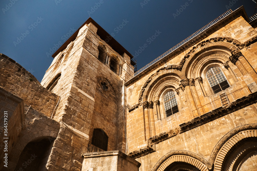 Cenacle building, city of Jerusalem Israel.