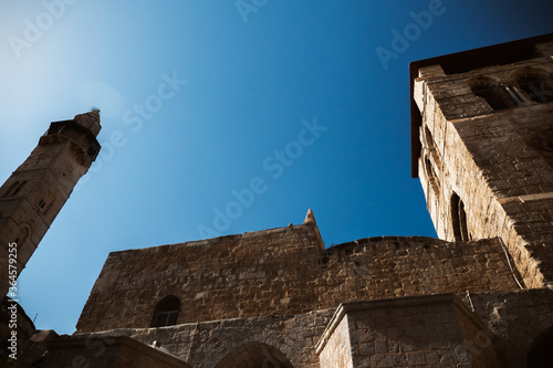 Cenacle building, city of Jerusalem Israel. photo