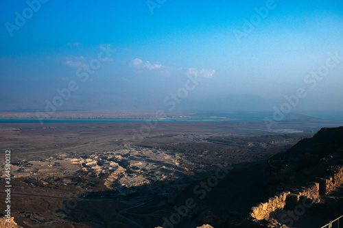 View from the Masada  Masada Israel.