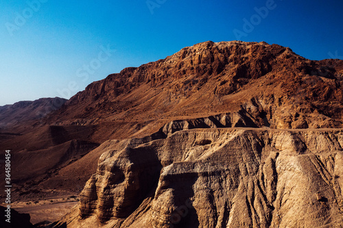 View at the old hill, Dead Sea Scrolls Israel. photo