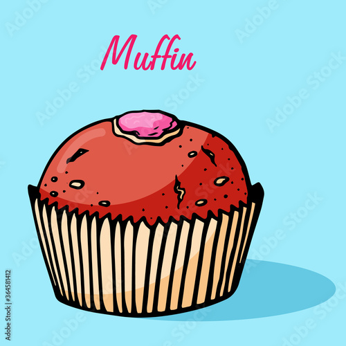 Cupcake collection with different flavors