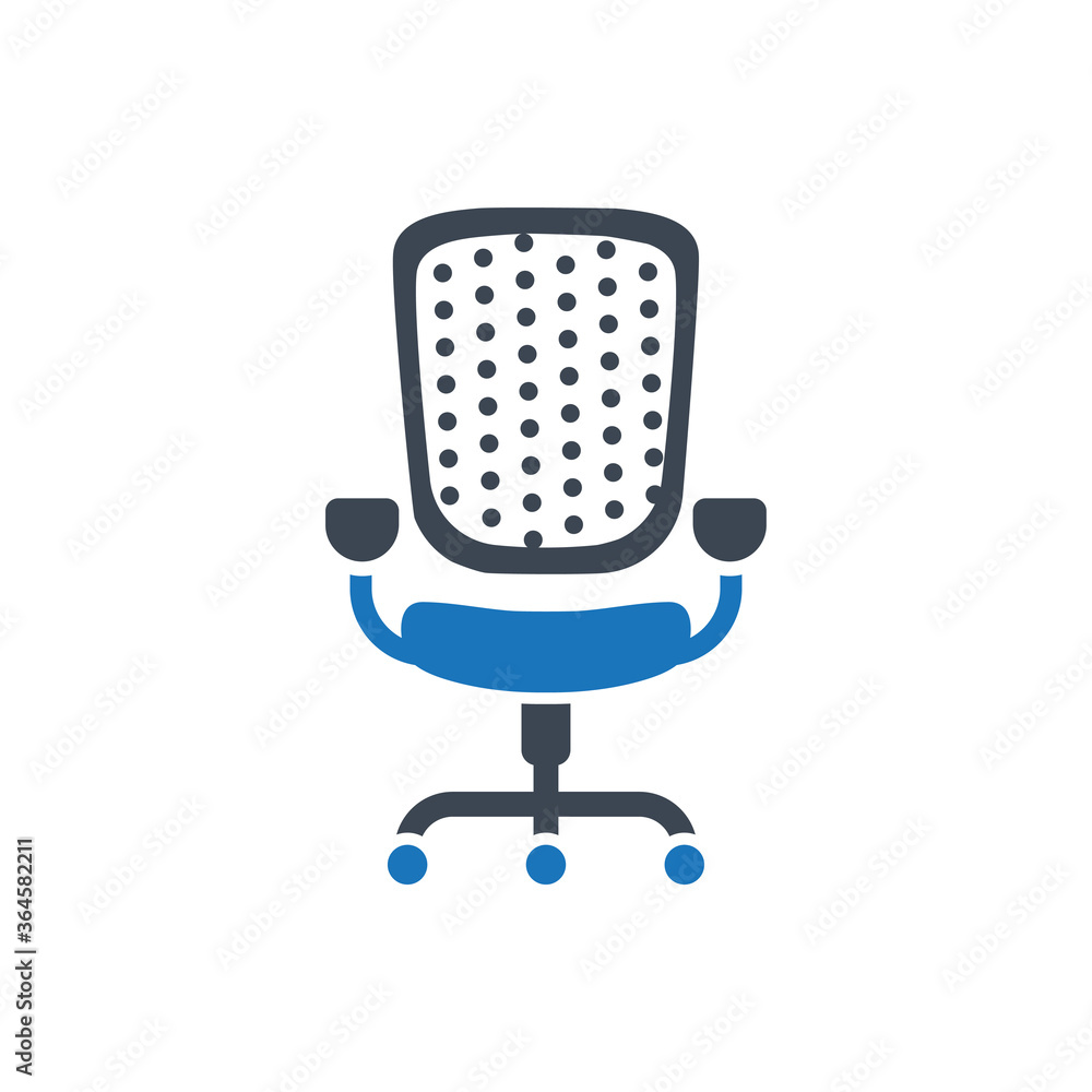 Office chair icon ( vector illustration ) Office chair icon ( vector illustration )