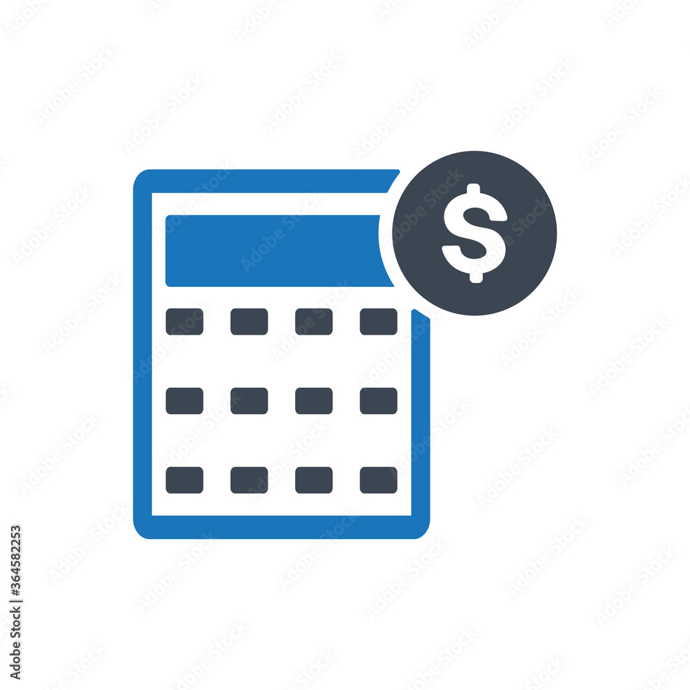 Accounting icon ( vector illustration ) Accounting icon ( vector illustration )