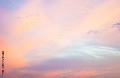 View of multicolored clouds in the sky